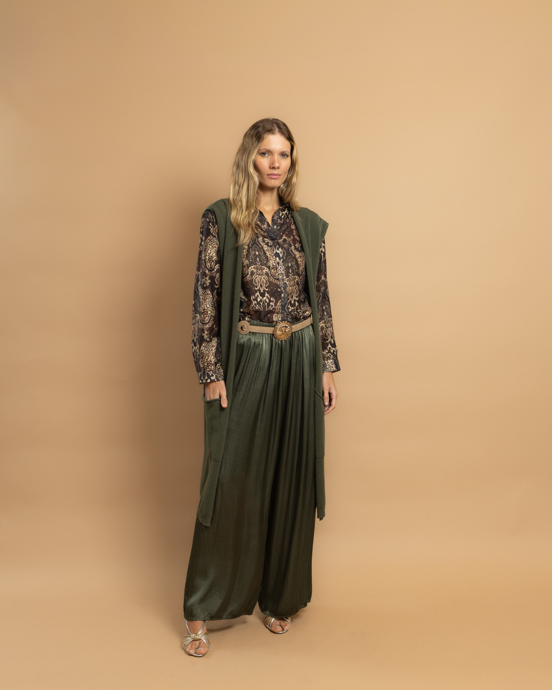 Long Vest Verde