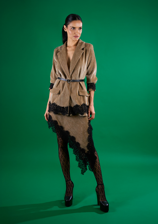 Velvet Lace Skirt