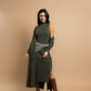Long Cardigan Verde