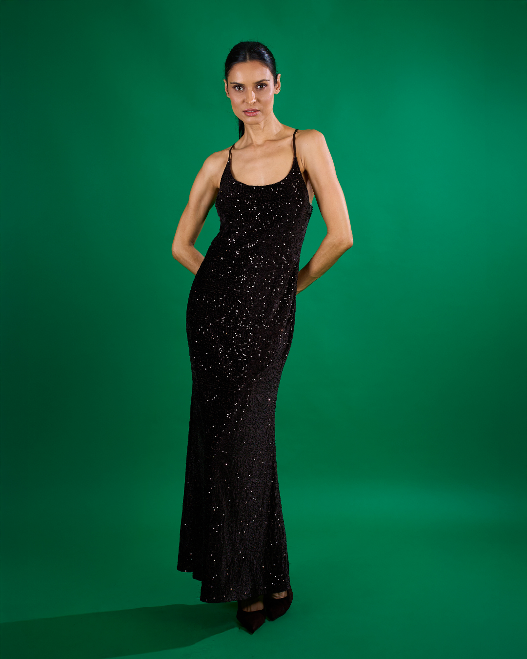 Sequin Slip Dress
