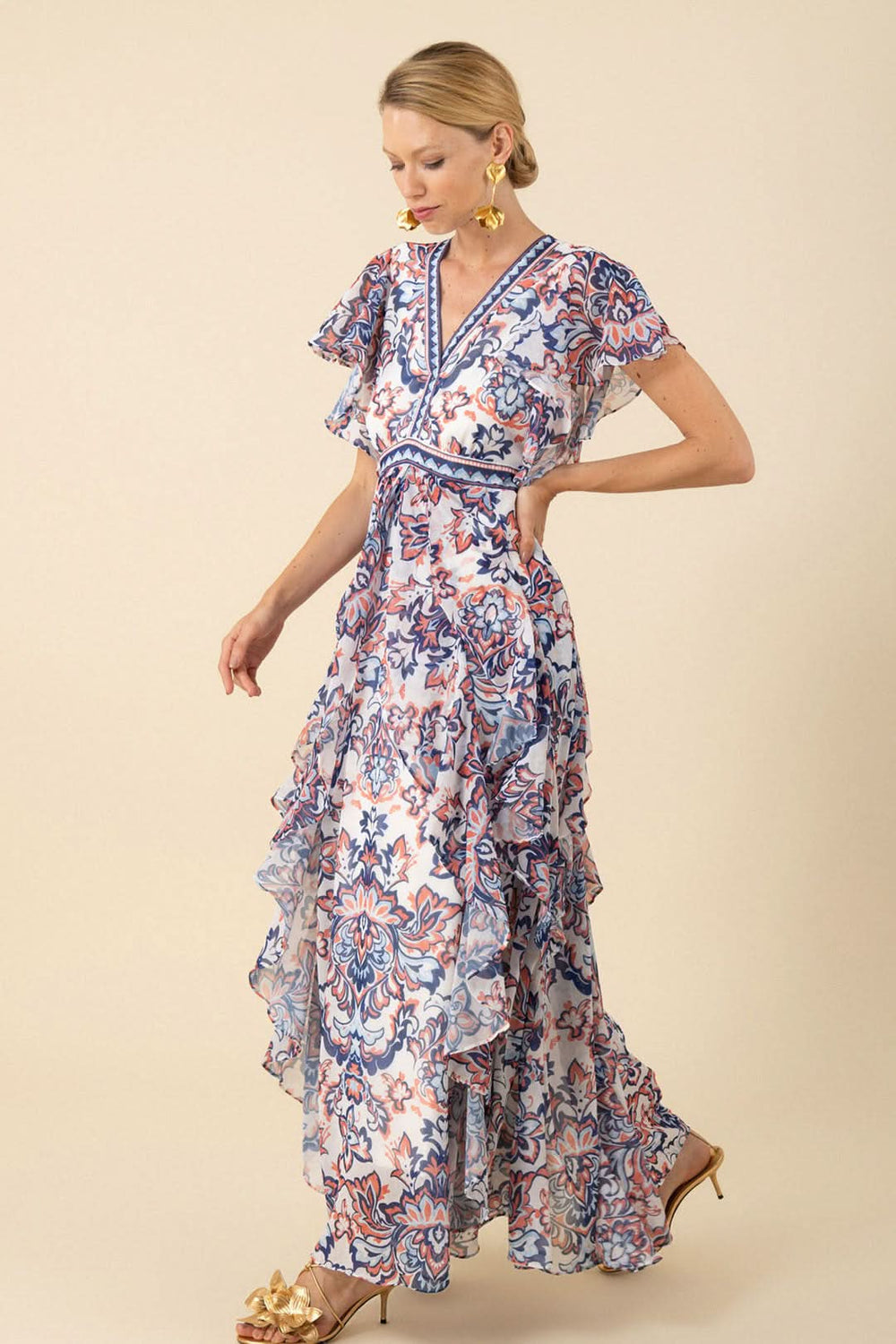 Vestido Azul Romãntico